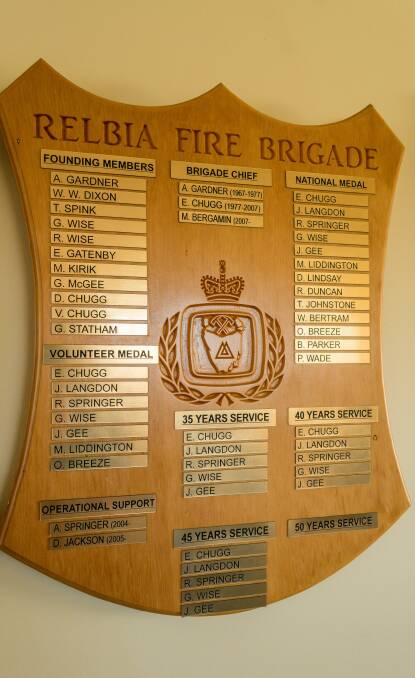 The brigade will celebrate 50 years of service on Monday night.