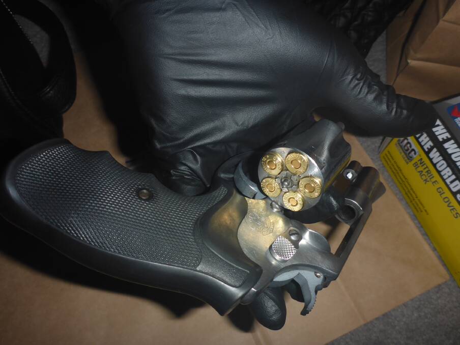 EVIDENCE: A loaded pistol recently found by police during a targeted search. Picture: supplied