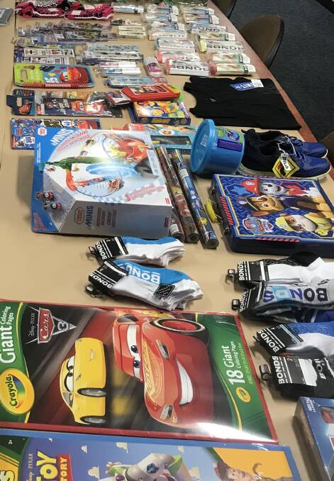 Children's toys were among the property recovered by police. 