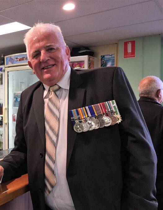 David Brooks at the Launceston RSL on Anzac Day. Picture: Carly Dolan
