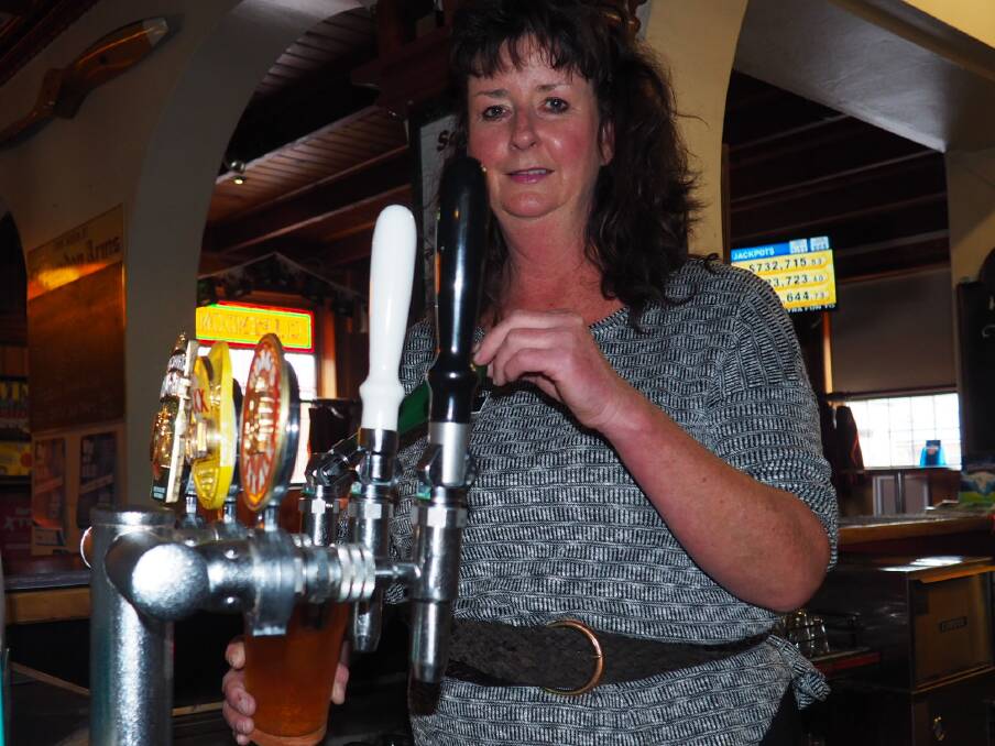 Licensee Angela McCubbin has been running the historic Clarendon Arms Hotel at Evandale since 2006 when she relocated from Western Australia.
