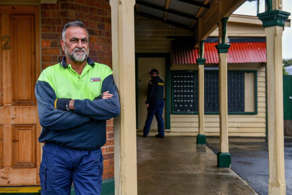 ROBBERY: Evandale Post Office operator James Brown returned to his business on Wednesday to discover his wife had been held up by an armed offender. Picture: Scott Gelston