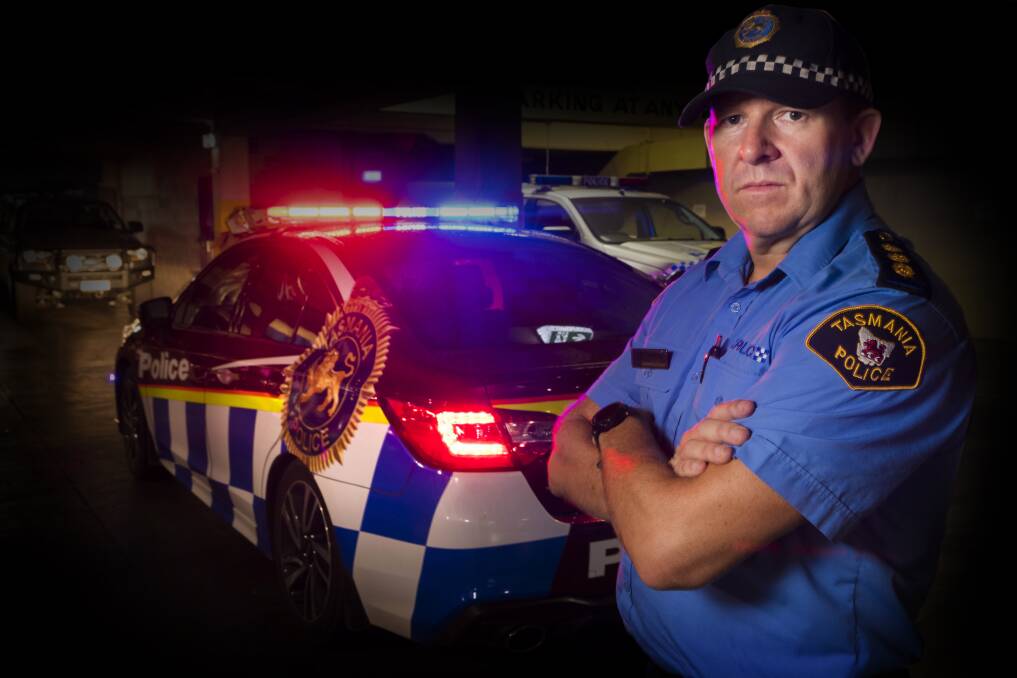 CRACKDOWN: Acting Inspector Jason Jones has warned police will be targeting drivers who do not slow down when passing emergency vehicles. Picture: Phillip Biggs