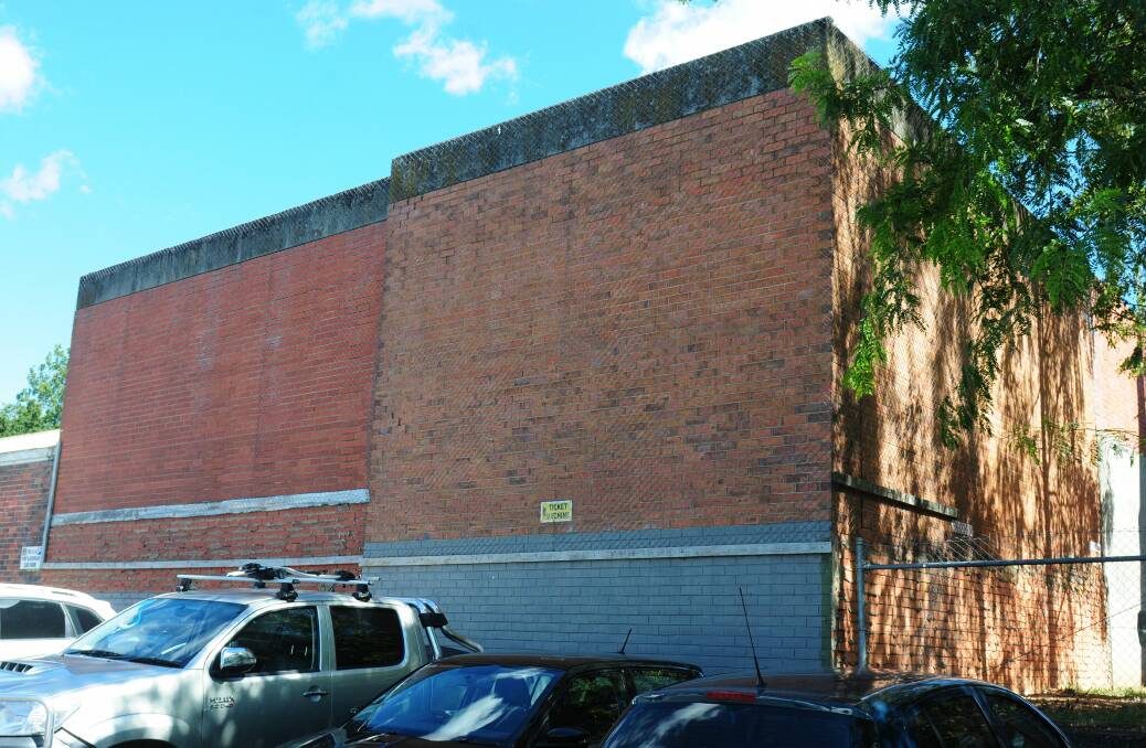 SAFETY RISK: The firefighters union says a condemned building at the back of the Launceston Fire Station could fall down and put members of the public at risk. Picture: Paul Scambler