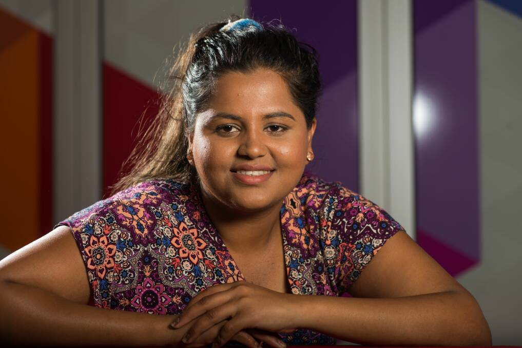 NEW LIFE: Yashoda Koirala spent 15 years living with her family in a refugee camp in Nepal, before moving to Tasmania and studying to become a nurse in Launceston. Picture: Phillip Biggs