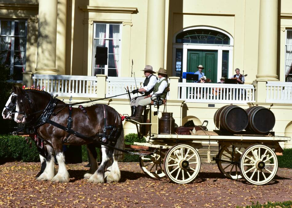 HERITAGE DAY: Guests travelled back in time at the historic Clarendon House on Sunday for the Voices of Animals event. Pictures: Neil Richardson