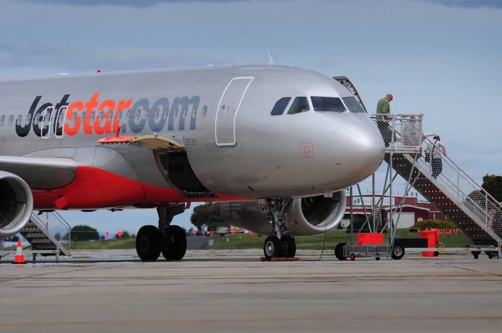 The assault allegedly took place on a Jetstar flight from Melbourne to Launceston.