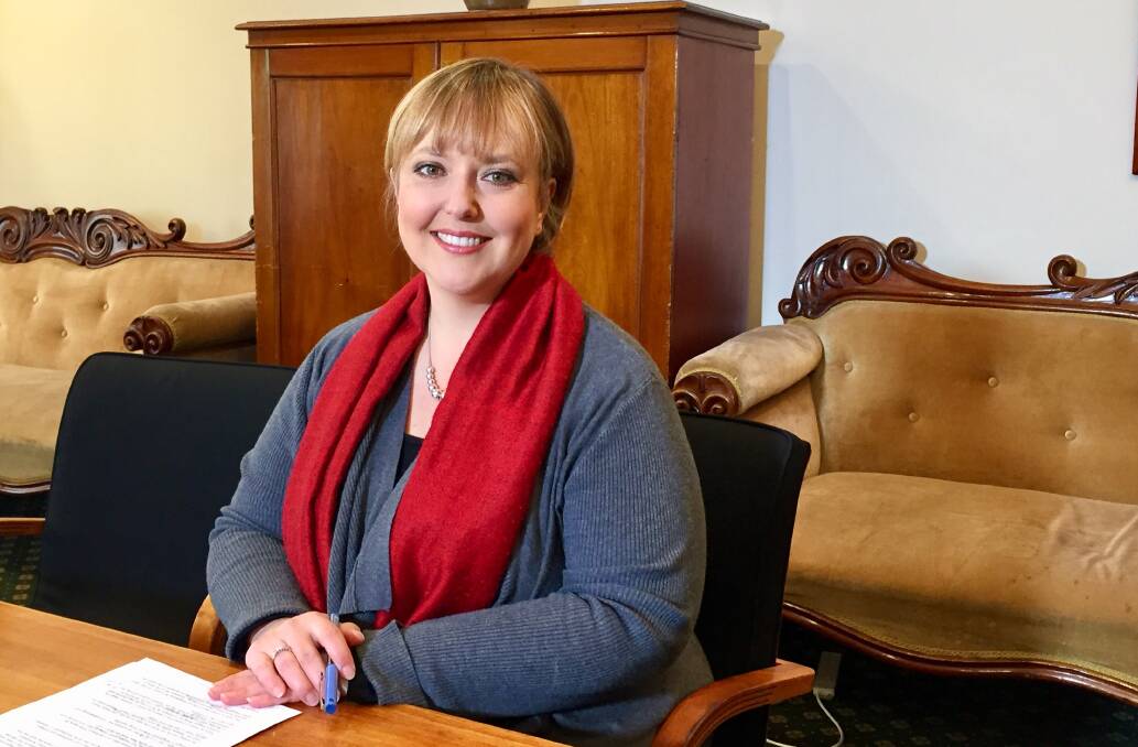 RETIREMENT: Lara Giddings announces she will retire from politics at the next state election. 