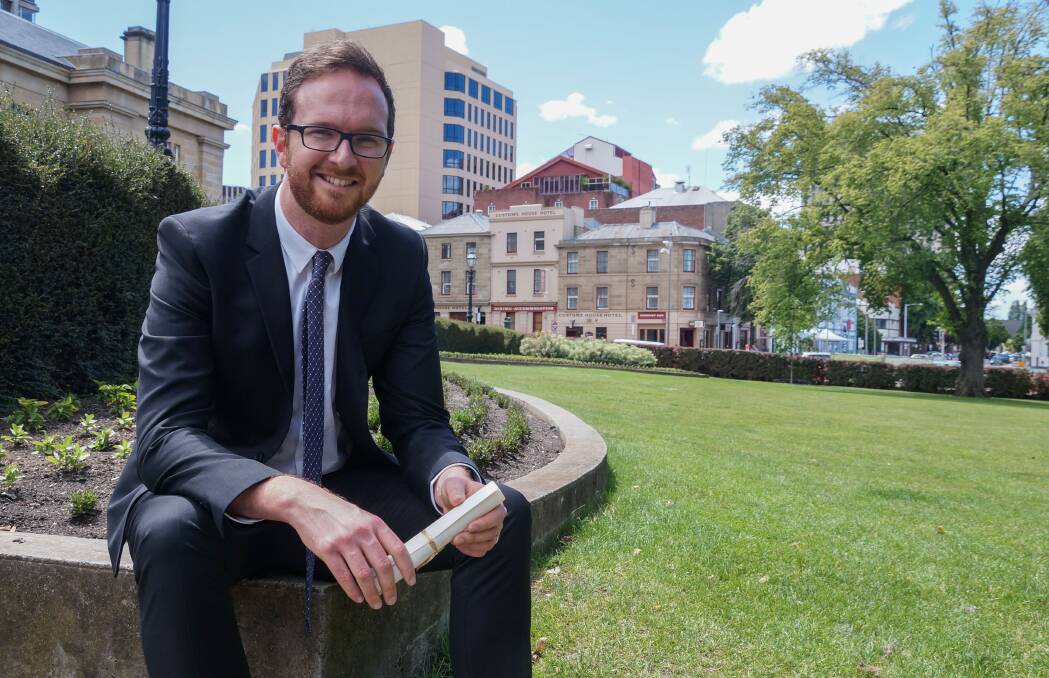 HONOURED: Doug Dingwall, senior journalist at The Examiner, has been honoured at the Tasmanian Human Rights Awards. Picture: Megan Dingwall 