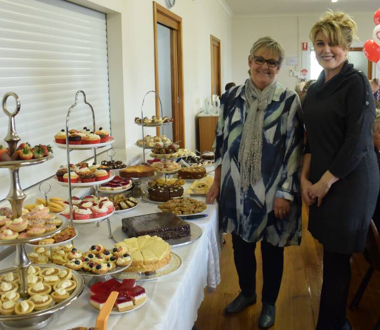 RAISING AWARENESS: High tea attendee Debbie Brown, of Newnham, who is waiting on a donor kidney, with event organiser and kidney transplant recipient Mandy Moore, of Longford. Picture: Tamara McDonald 