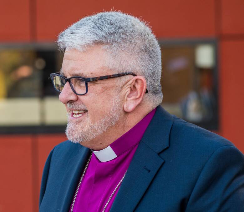 Anglican Bishop of Tasmania Richard Condie. Picture: Phillip Biggs
