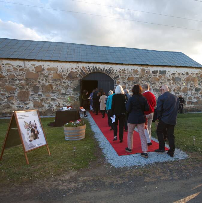BEAUTIFUL SCENERY: The stone barn at Clarendon Estate hosted an event in 2017, and will this year be involved in Bach in the Barns. Picture: supplied