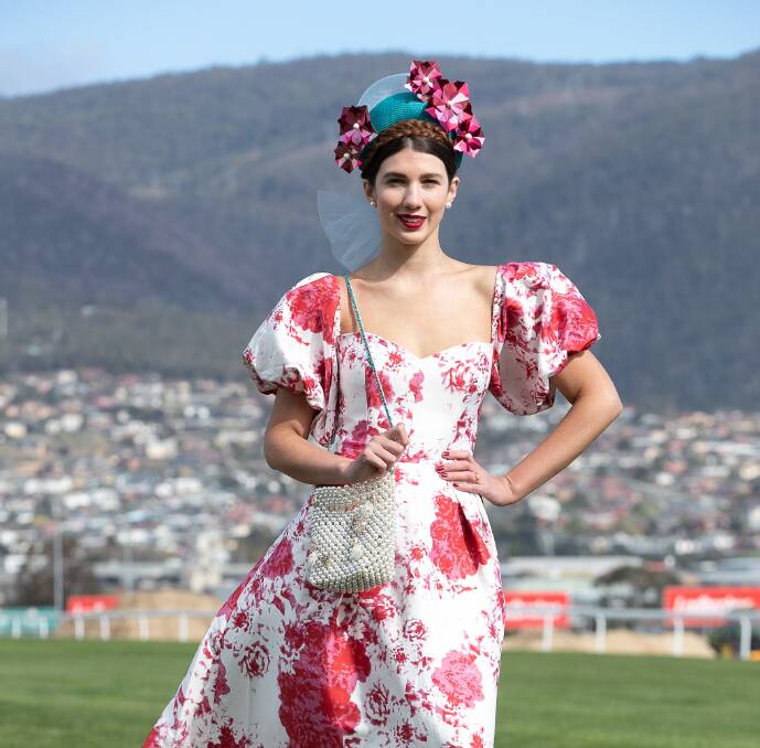 Ellie Sheridan will compete in the Fashions on the Field event at the Melbourne Cup. Pictures: Lucas Dawson Photography