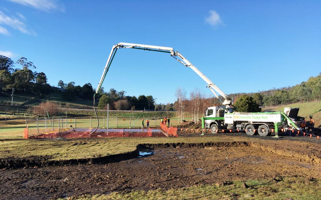 UNDER CONSTRUCTION: Work is under way on the three playgrounds, and is expected to be complete by the end of the month. Picture: supplied