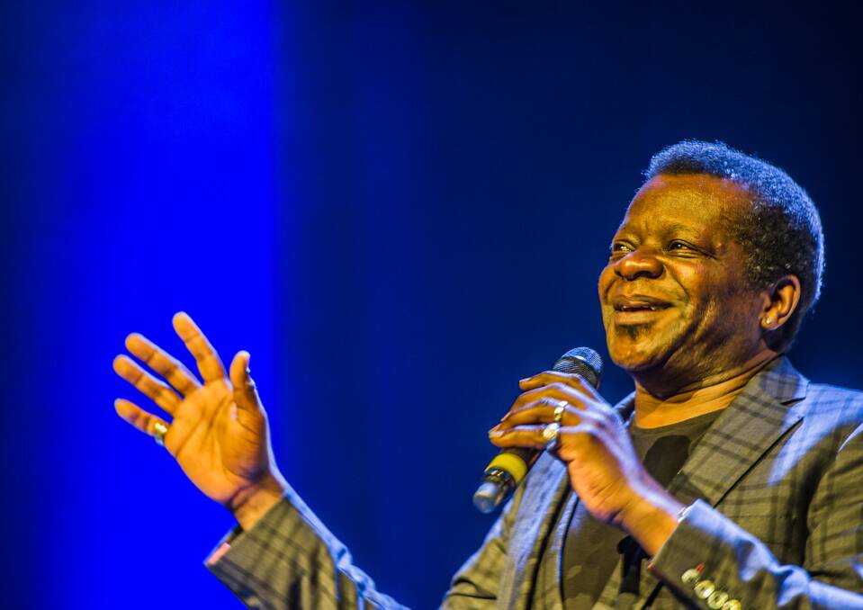 HILARIOUS: British stand-up comedian Stephen K Amos performs at the Canberra Comedy Festival in 2018. Picture: Karleen Minney