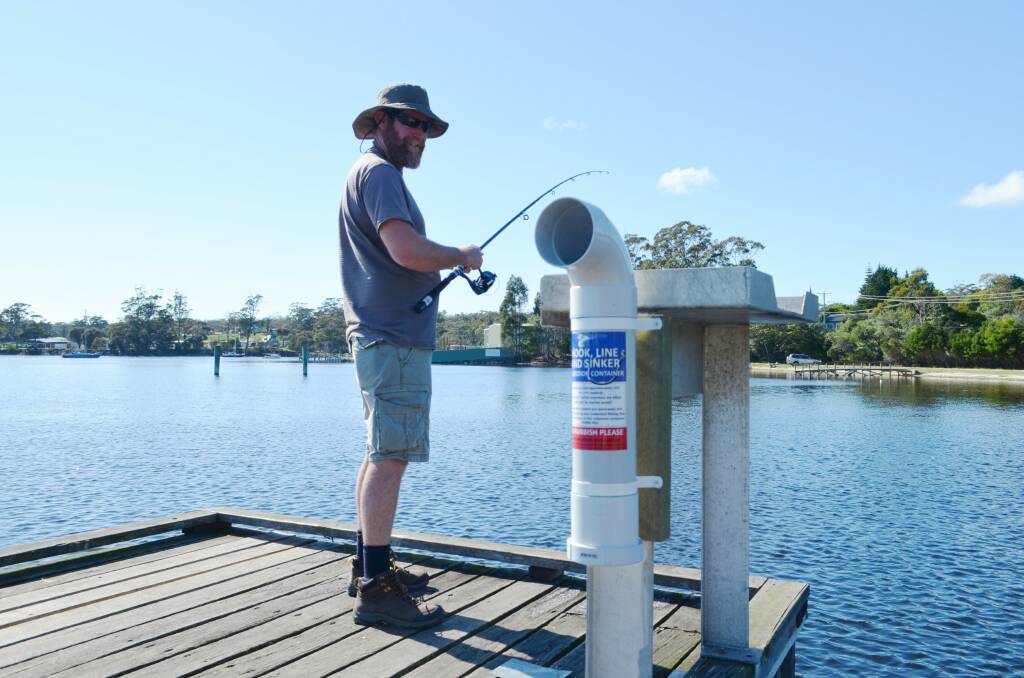 GONE FISHING: The bins were modeled after those used in Noosa. Picture: supplied