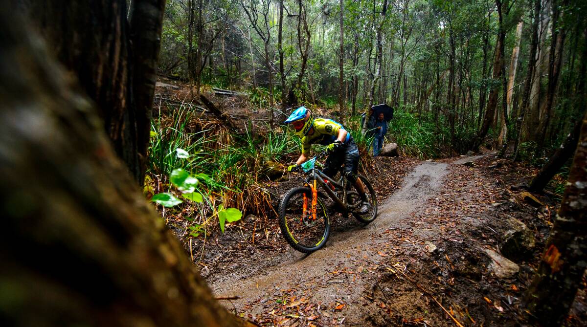 ENDURANCE: The two mountain bike trails on the East Coast are expected to complement the existing trails at Derby in the state's North-East. Picture: Scott Gelston