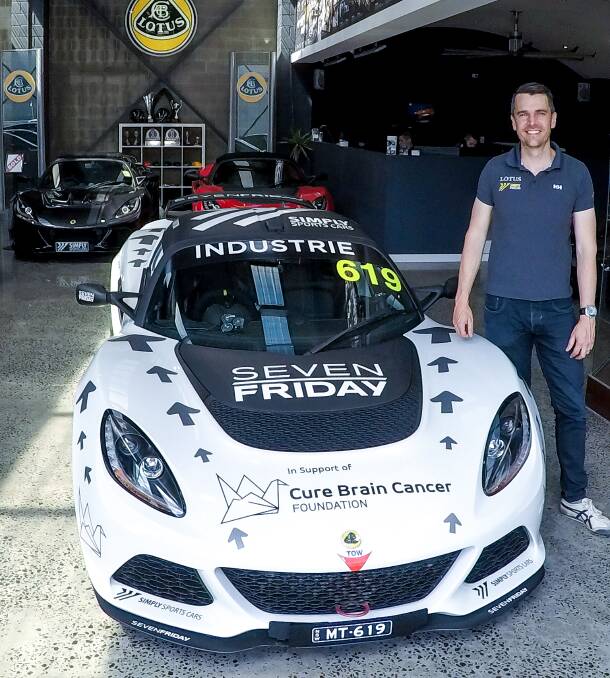 LIFELONG DREAM: Jeff Morton will race in his second Targa Tasmania on Monday in his 2017 Lotus Exige Sport 350 'White Lightning'. Picture: Paul D'Ambra