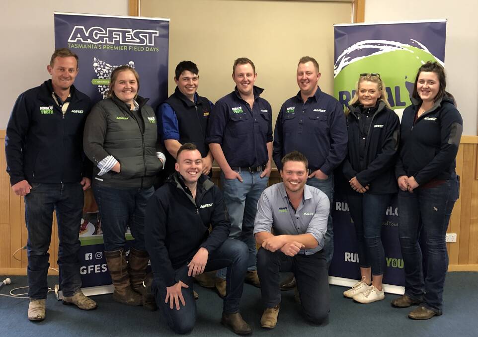Members of the Agfest leadership team - Dylan Bellchambers, Owen Woolley, Rhys Mills, Ashley Evans, Matthew Wadley, Ethan Williams, Jake Williams, and Caitlin Radford, Jacqueline Hodgkinson. 