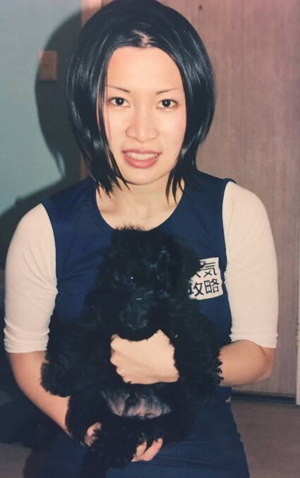 Poh with her beloved dog Zed. Picture: Supplied.