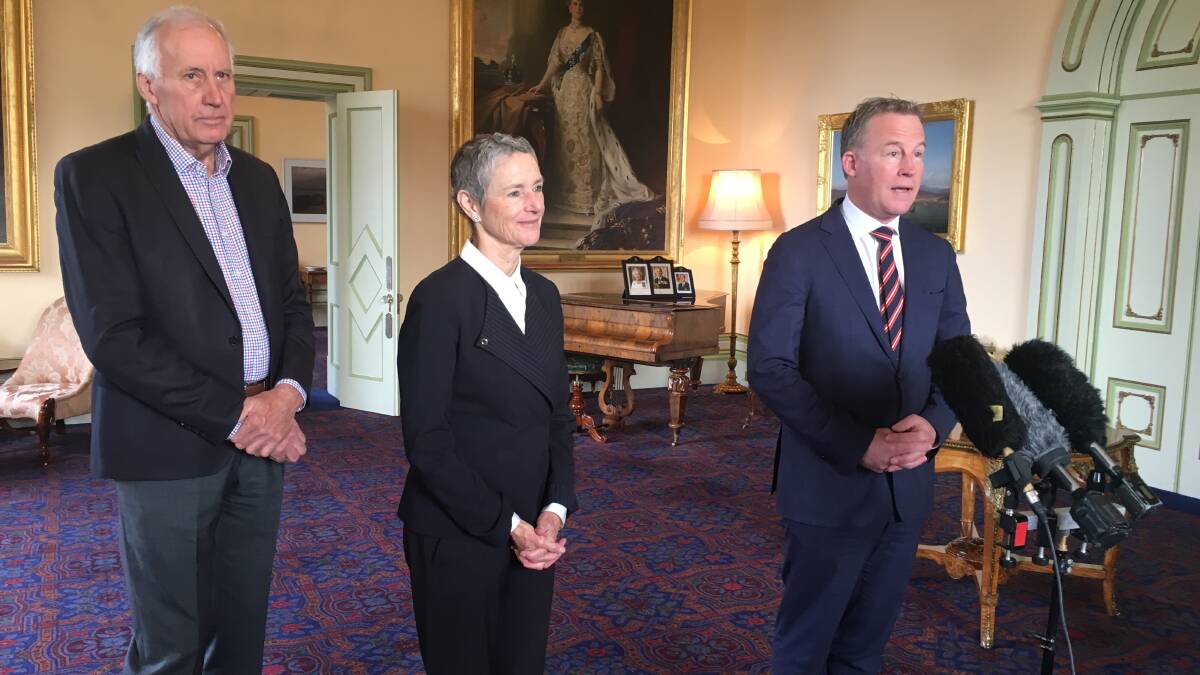 POPULAR: Premier Will Hodgman says Governor Kate Warner and her husband Richard are held in very high regard. Picture: Sue Bailey.
