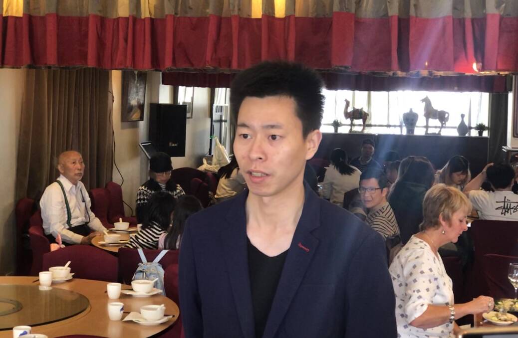 Restaurant manager Jimmy Jiang says bookings are already affected.