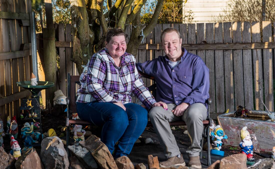 UNITED: After 18 years together cancer survivor Mat Burke has asked his partner Rhonda Varker to marry him. Picture: Phillip Biggs