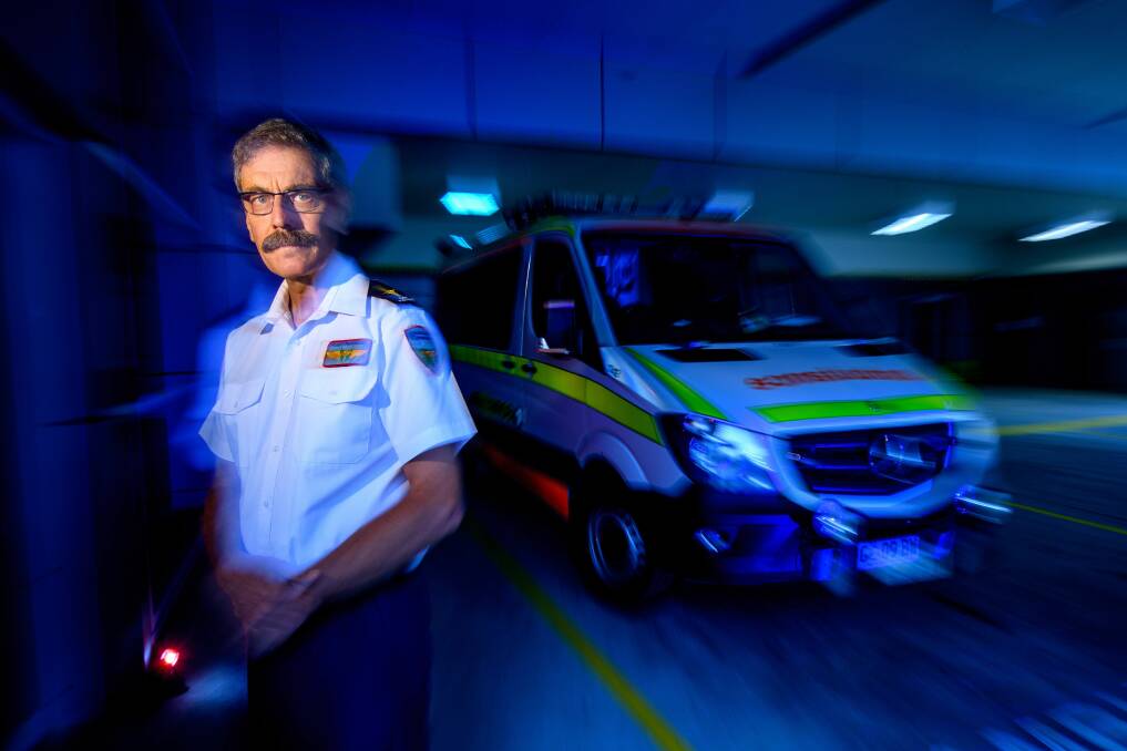 STAY SAFE: Launceston paramedic Peter James says Christmas is often the busiest time for Ambulance Tasmania when it comes to road crashes. Picture: Scott Gelston