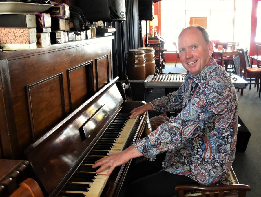 Growing up with two Irish parents, Dominic McAlinden has always been musical, and was a concert promoter for years on the mainland. Picture: Carly Dolan