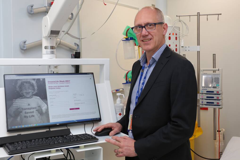 HOW TO SAVE A LIFE: DonateLife state medical director Dr Andrew Turner talks about his role within the organisation, and the impact of organ donation in Tasmania and around Australia each year, during DonateLife Week, which runs from July 30 to August 6. Picture: Supplied