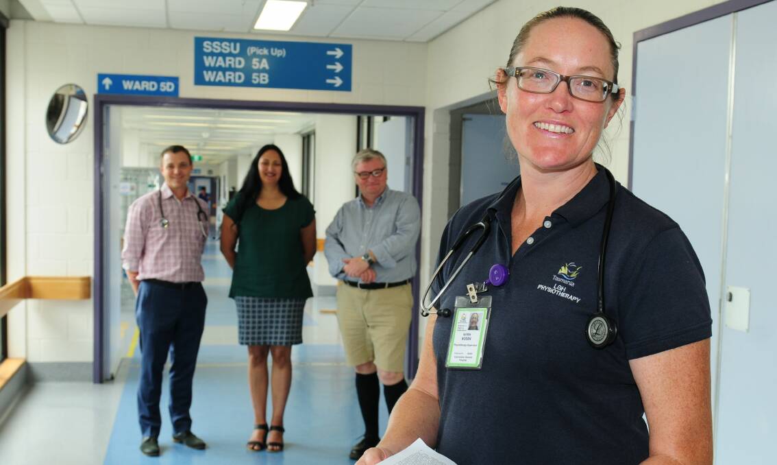 GLOBAL ATTENTION: Launceston General Hospital physiotherapist Ianthe Boden's research has been published in the British Medical Journal. Picture: Paul Scambler