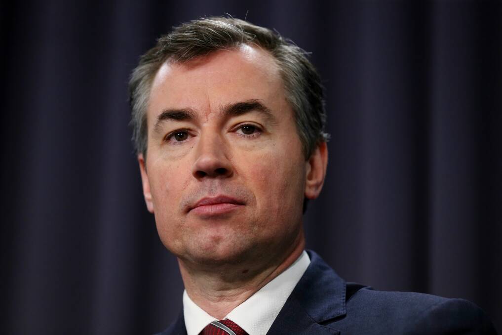PROPOSED REFORM: Federal Justice Minister Michael Keenan announces a proposed crackdown on child sexual offenders. 