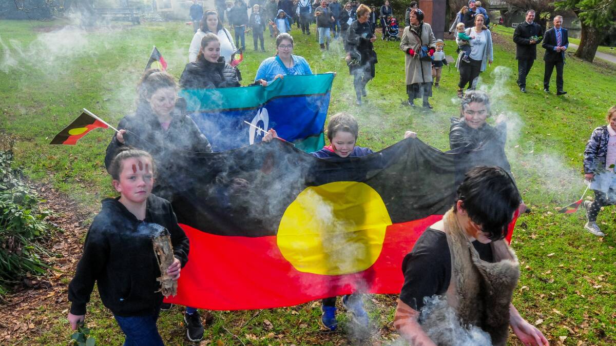 A file photo from a NAIDOC week event at Deloraine.
