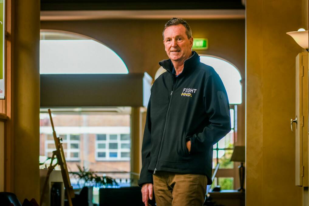 Neale Daniher visited Launceston this month to support Launceston's Big Freeze for MND.
