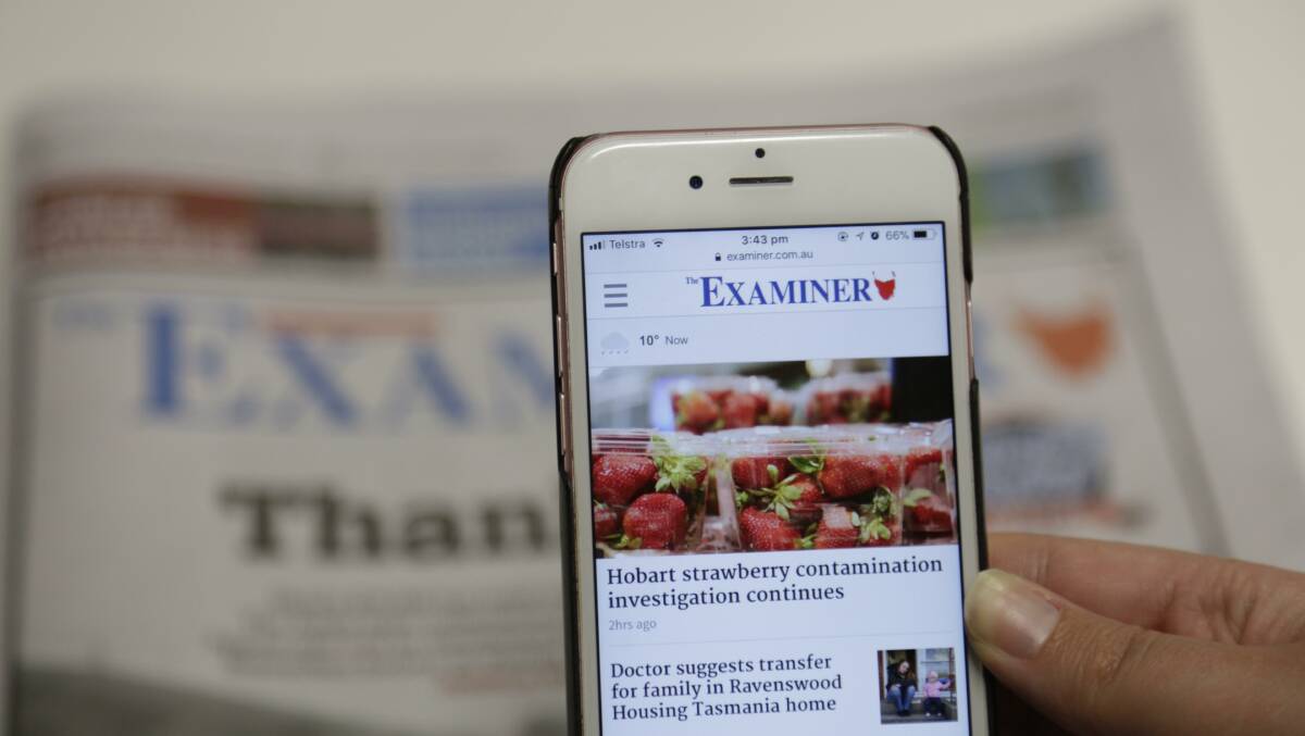 YOUR NEWS, YOUR WAY: Go online and visit examiner.com.au to subscribe for full digital access. 