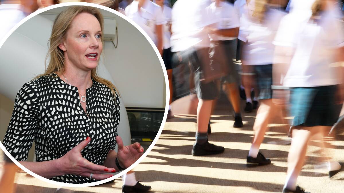 Education Minister Sarah Courtney said a departmental audit of schools would guide which ones need better heating, cooling and ventilation.