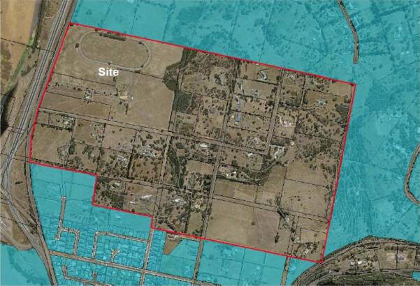 Areas in turquoise show land that has a reticulated water supply from TasWater. 