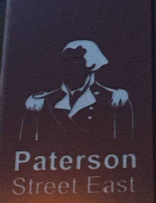 Imagery of Paterson is featured as part of Launceston's Paterson Street streetscape.