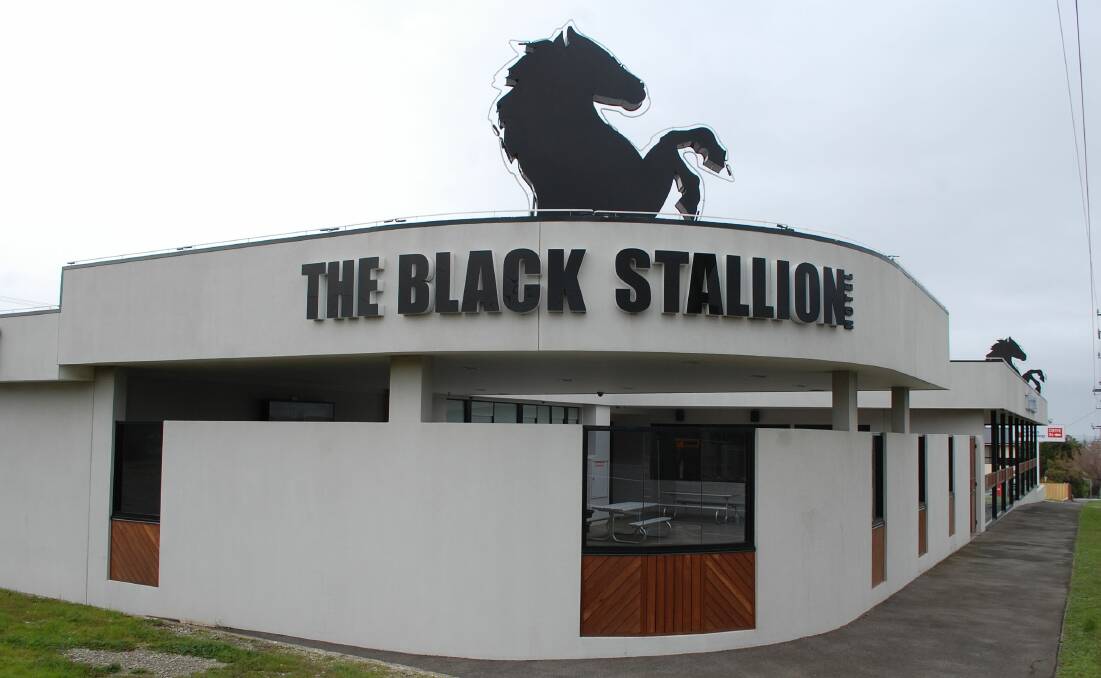 The incident occurred in the car park at the back of the Black Stallion Hotel.