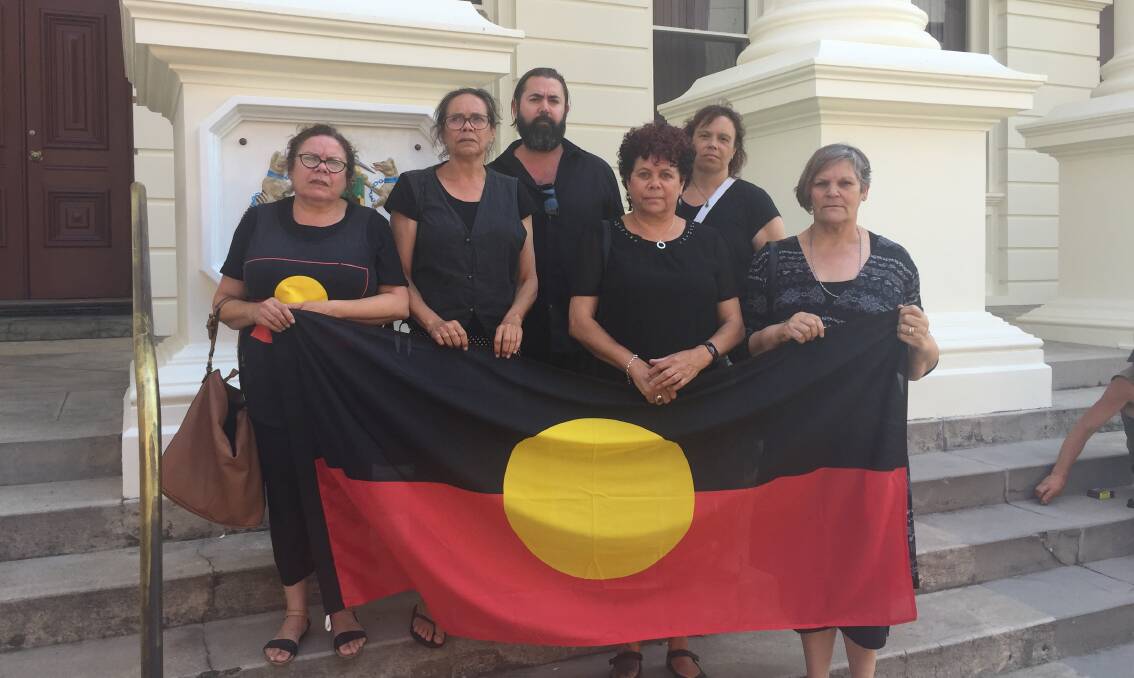 Members of the Aboriginal community in Launceston were disappointed with the outcome, but were encouraged by the comments of councillors. Picture: Adam Holmes