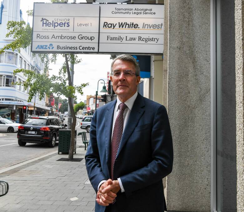 Shadow attorney-general Mark Dreyfus visited the Launceston Family Court on Friday to hear concerns from legal practitioners. Picture: Neil Richardson