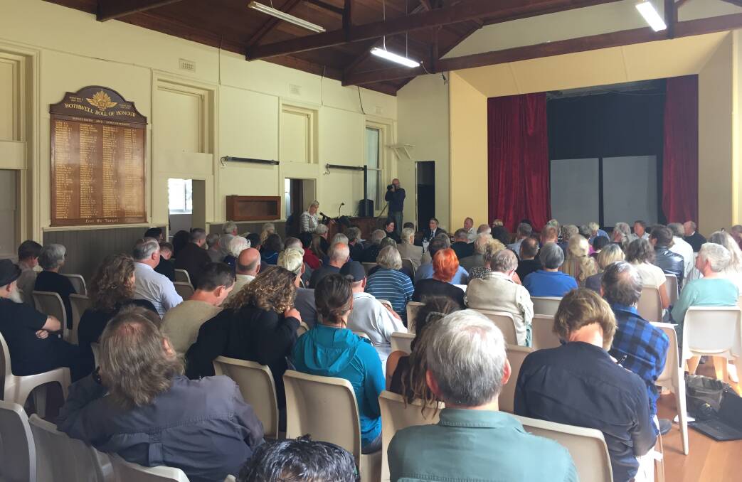 More than 20 people spoke at the meeting against the proposal. Picture: Adam Holmes