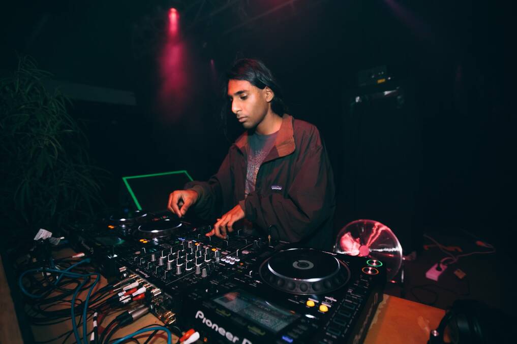 Allan Pillai is a Launceston-based techno DJ who will have a set at Obsidian Music and Art Festival in Royal Park on Sunday. Picture: Oliver Matuszek Photography