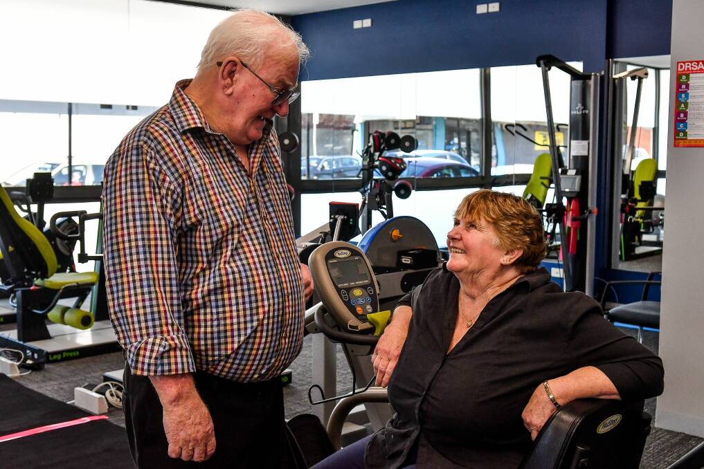 Beaconsfield couple Don and Maree Evans are among the first people to see positive results after being referred to a new wellness centre in Mowbray. Picture: Scott Gelston