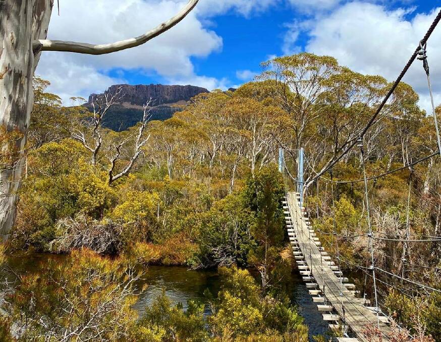 A portion of the Overland Track, as completed as part of a Tasmanian Walking Company tour earlier this year.