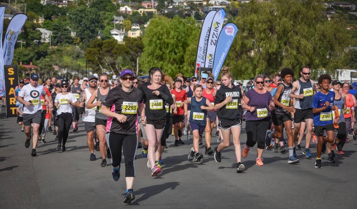 As one of the first events of its type to occur in Australia since COVID, the Launceston Running Festival drew plenty of interstate competitors. Picture: Paul Scambler