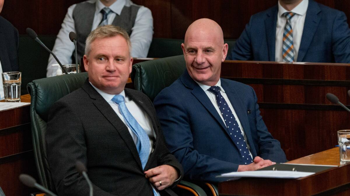 Both Health Minister Jeremy Rockliff and Mr Gutwein have pointed to low hospitalisation rates as an indicator that Omicron is a less severe strain. Picture: Phillip Biggs