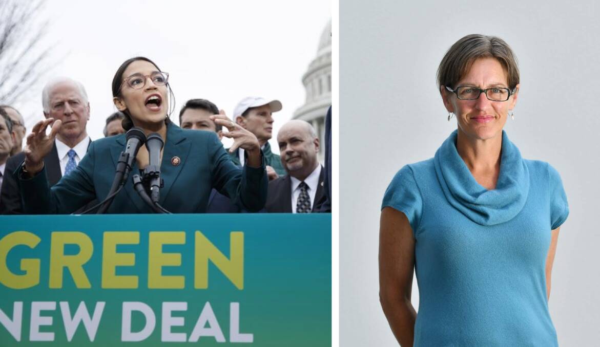 US Democratic Representative Alexandria Ocasio-Cortez has campaigned on a Green New Deal - now the idea has got traction among Tasmanian Greens with leader Cassy O'Connor.