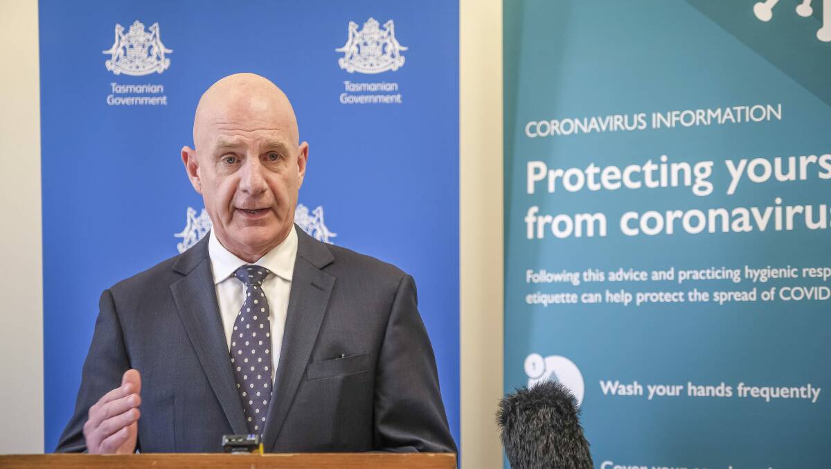 Premier Peter Gutwein called the snap three-day lockdown for the South on October 15, due in part to Mr Gunn's lack of cooperation with contact tracers while he was COVID-positive in the community.