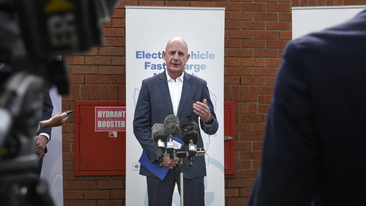 Premier Peter Gutwein will announce plans to legislate for Tasmania to meet net zero emissions from 2030. Picture: Craig George